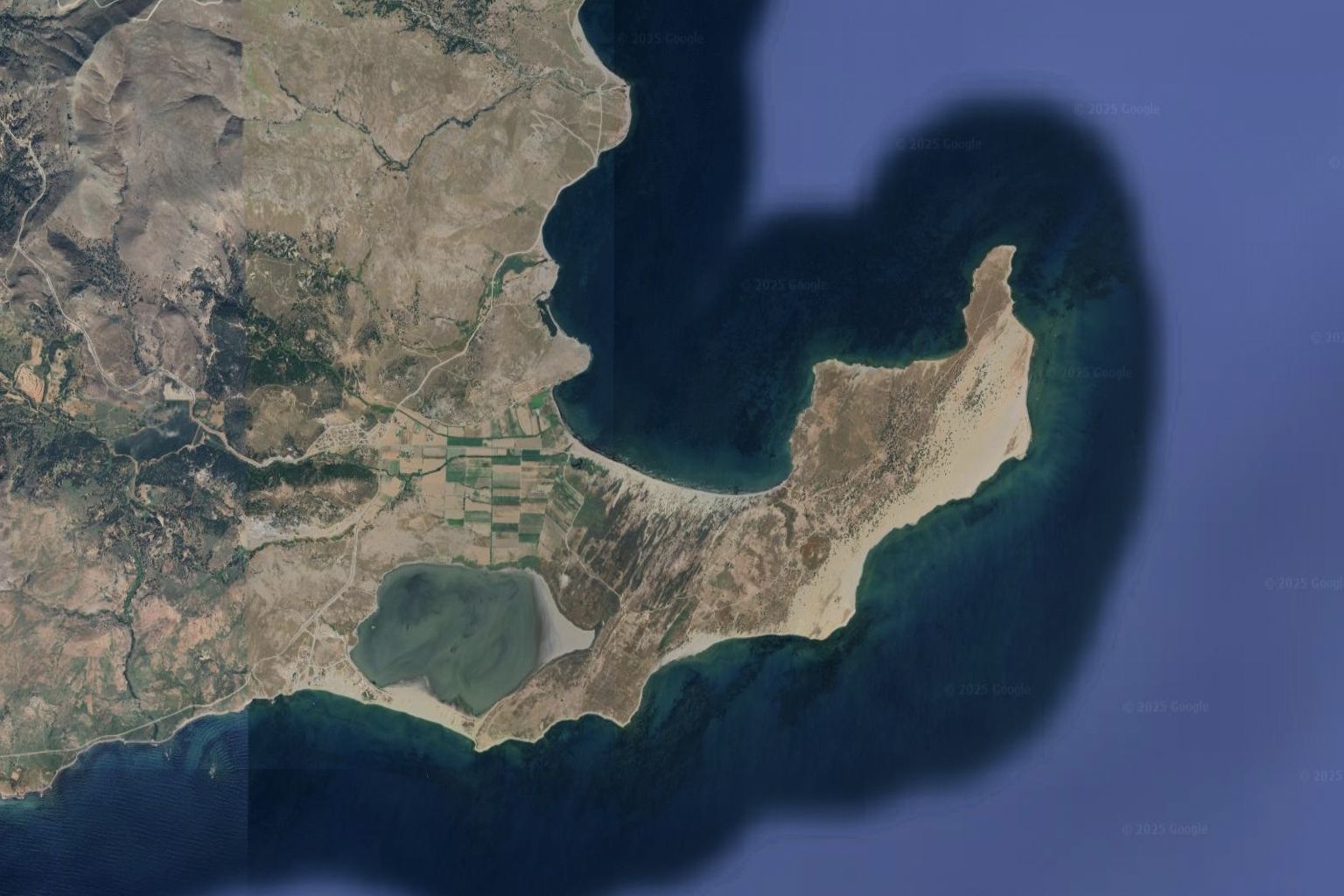 Gokceada Region Map - Kitesurfing and windsurfing spots overview